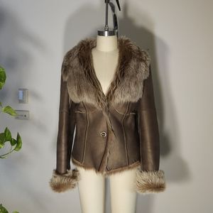 Winter jacket with fur lining